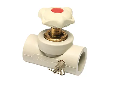 Вентиль проходной PPR, с выпускным клапаном, Wavin Ekoplastik В Москве