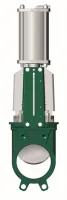 Шиберная задвижка Tecofi VG3400-03 с пневматическим приводом