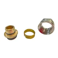 Соединитель обжимной для металлопластиковых и полиэтиленовых труб