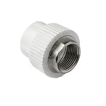 Муфта PPR комбинированная, с внутренней резьбой, под ключ Муфта PPR комбинированная, с внутренней резьбой, под ключ