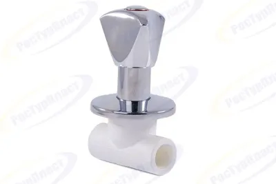 Вентиль PPR с хромированной удлиненной ручкой LUX, RTP (РосТурПласт) В Москве