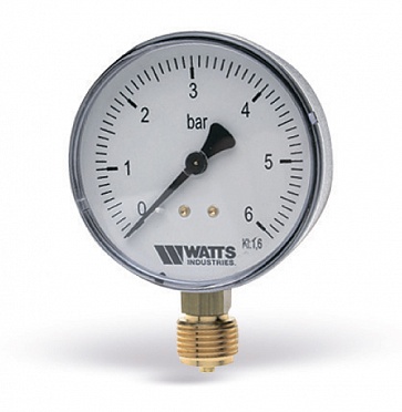 Манометр MDR (F+R200), подключение снизу, Watts В Москве