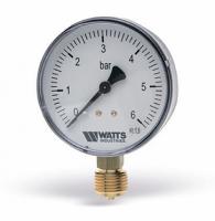 Манометр MDR (F+R200), подключение снизу, Watts
