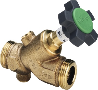 Наклонный вентиль Easytop CRV (с обр.клапаном) с SC‑Contur, модель 2238.5, Viega В Москве