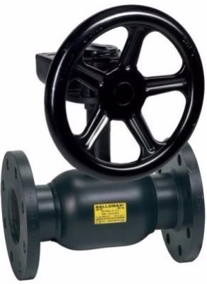 Кран шаровой Ballomax КШТ 61.103 ф/ф с редуктором, Broen В Москве