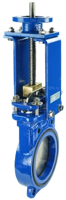 Задвижка шиберная дн.ру GGG40-SS304-NBR-2W-ISO Ру10 с голым штоком и невыдвижным шпинделем В Москве