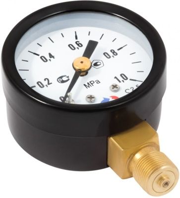 Манометр с электроконтактной приставкой, тип ТМ серия 10, подключение снизу, Росма В Москве