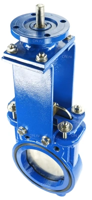 Задвижка шиберная дн.ру GGG40-SS304-NBR-2W-ISO Ру10 с голым штоком и невыдвижным шпинделем В Москве