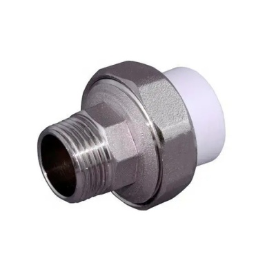 Муфта PPR комбинированная, разъемная, с наружной резьбой В Москве