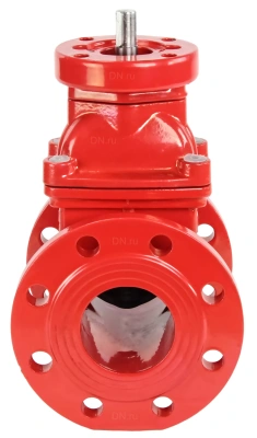 Задвижка шиберная дн.ру GGG40-SS304-NBR-2W-ISO Ру10 с голым штоком и невыдвижным шпинделем В Москве