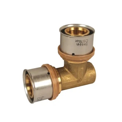 Угольник-пресс 90° латунный TH, U В Москве