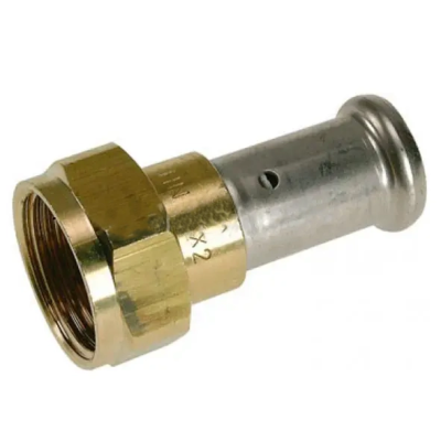 Муфта-пресс с накидной гайкой, плоское уплотнение В Москве