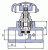 Вентиль проходной PPR, с выпускным клапаном, Wavin Ekoplastik В Москве