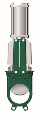 Шиберная задвижка Tecofi VG3400-03 с пневматическим приводом В Москве