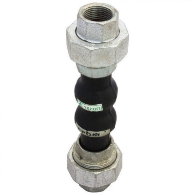 Компенсатор резиновый Tecofi DI 7140N  Ду15-50 Ру16, муфтовый В Москве